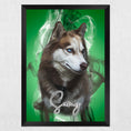 Load image into Gallery viewer, Custom Pet Portrait - Smoke Art
